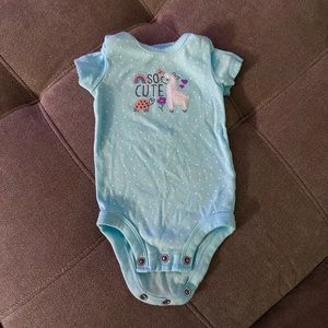 “So Cute” Carters Onesie